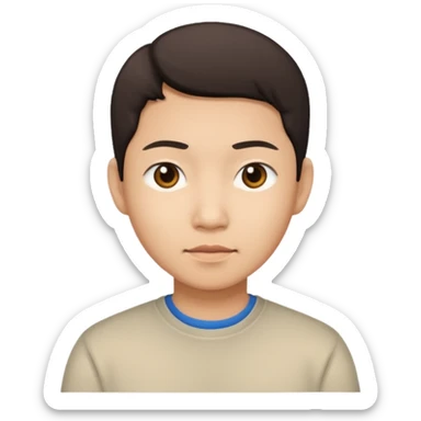 personne asiatique  sticker