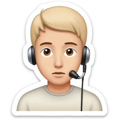 Listen carefully sticker