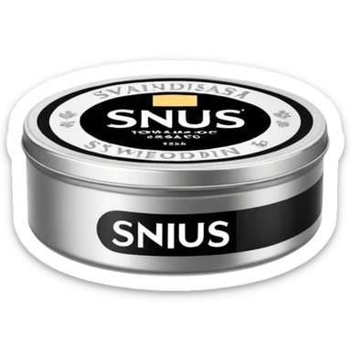 Create me SNUS with every single detail sticker