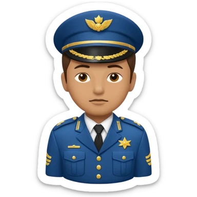 Sleeping guard standing sticker