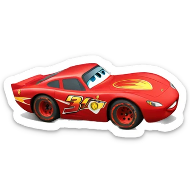 FLASH MCQUEEN sticker