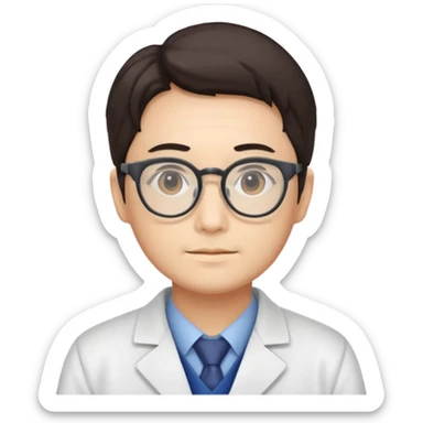 japanese scientist sticker