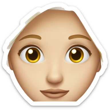 Fille blonde au yeux bleus  sticker