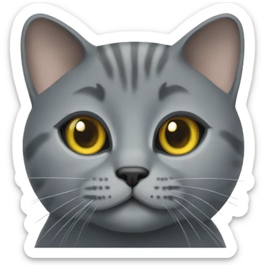 Chartreux cat sticker