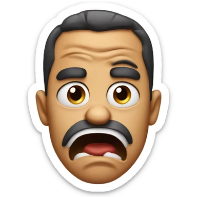 disgusted grossed out emoji sticker