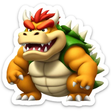 Bowser sticker