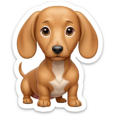 Кремова такса  sticker