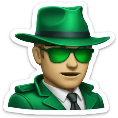 Green Hornet sticker