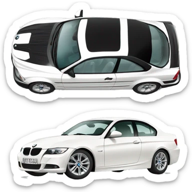 BMW 320 sticker