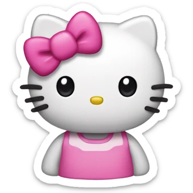 pink hello kitty sticker