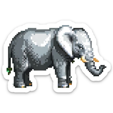 elephant sticker