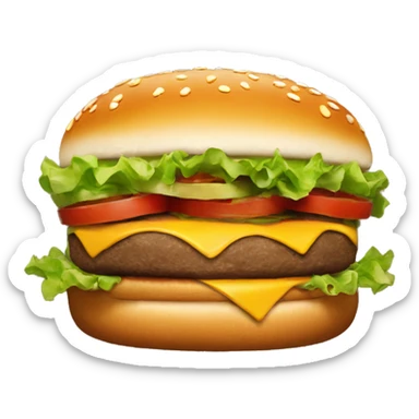 burger king logo sticker