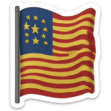 Bandera de 2 republica española sticker