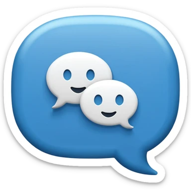 speech bubble emoji with check mark inside sticker