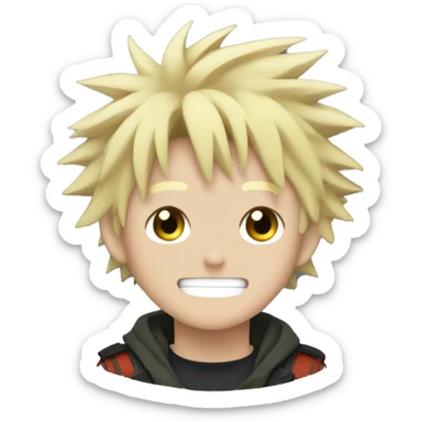 bakugo katsuki  sticker