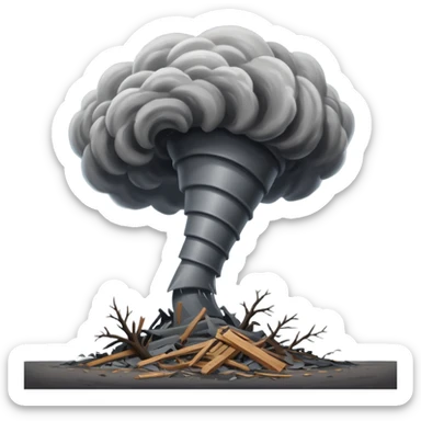 tornado en oklahoma sticker