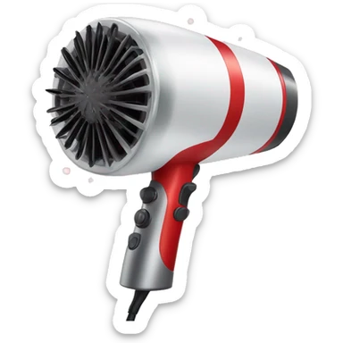 a blow-dryer that is Christmas themed please sticker