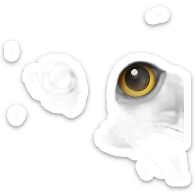 Gato gris ojos amarilloso  sticker