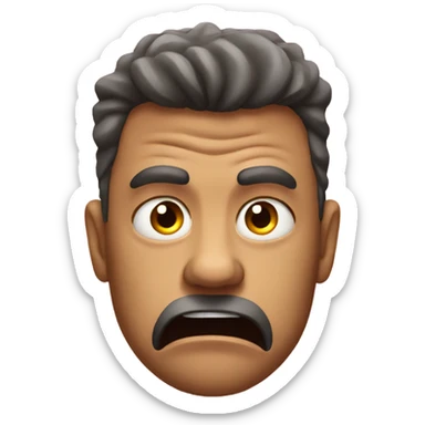 ANGRIEST FACE sticker