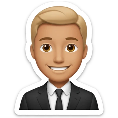 gentlemen vibe suit men sticker