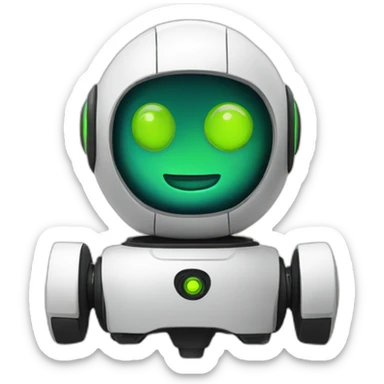 a logo for robotics team named winnovation sticker