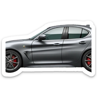 2020 alfa romeo giulia gray color sticker