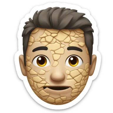 Super dried out skin that is peeling sticker