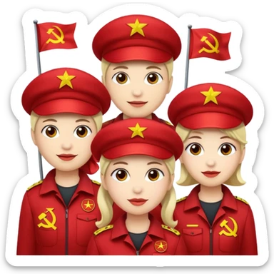 communist party sticker
