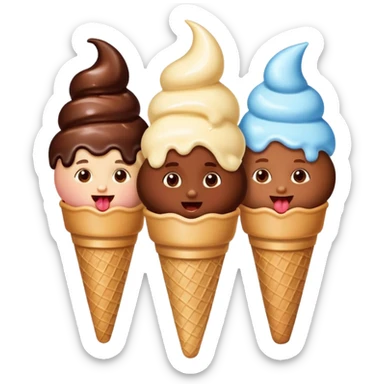 people licking sticker