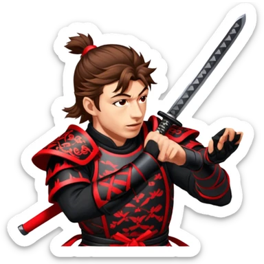 Daring Samurai sticker