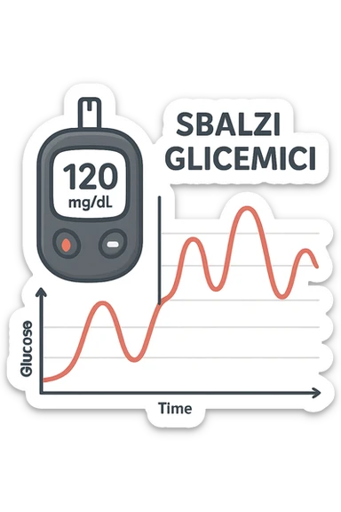 Sbalzi glicemici sticker