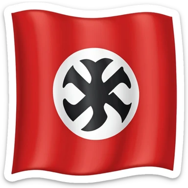 Nazi Germany flag sticker