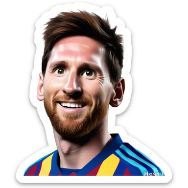 Messi Messi Ankara Messi Messi Ankara Messi gooooooal sticker