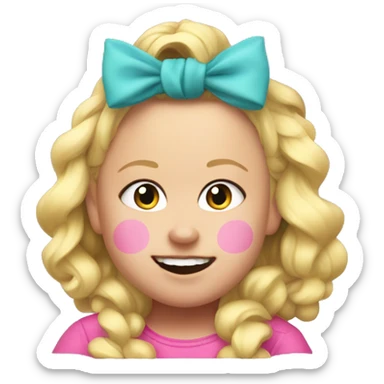 fat jojo siwa  sticker