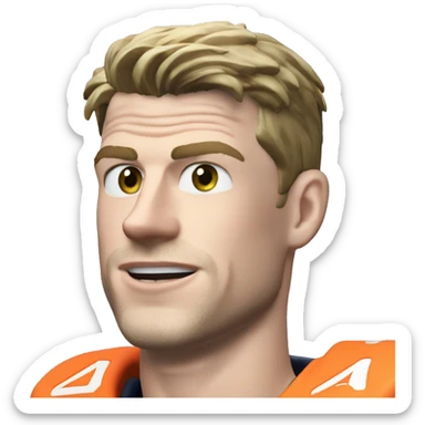 Max verstappen qui nage dans l'eau sticker