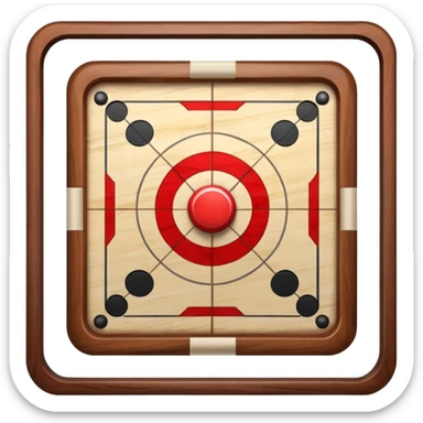 Marble carrom table square sticker