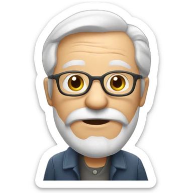 Old man from Netherlands  sticker