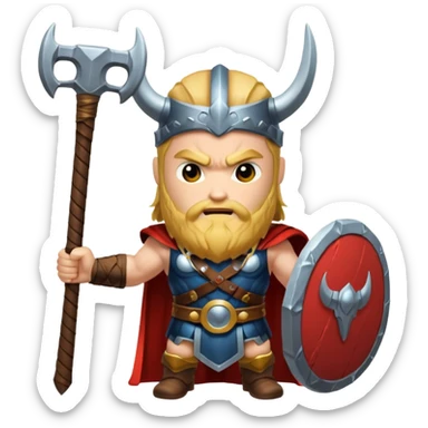 god of war thor sticker