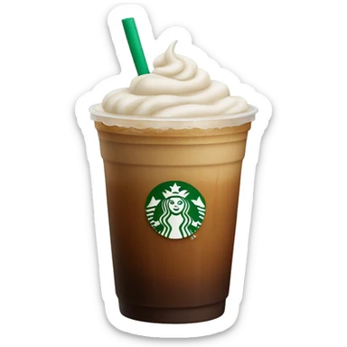 starbucks iced coffee sticker