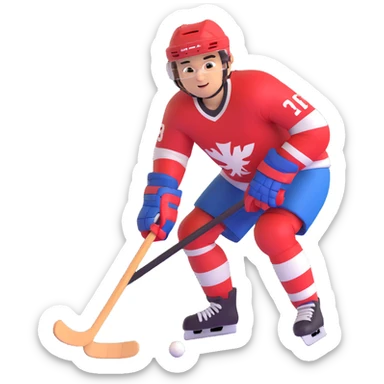 hockey sticker