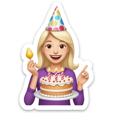 Mom happy birthday funny sticker