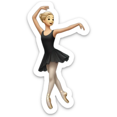 a contemporary french dancer sticker