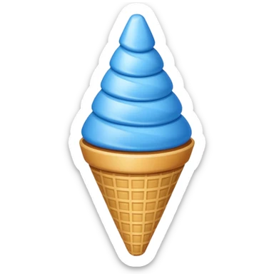 Cono francese blu sticker