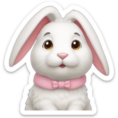 Doudou lapin sticker