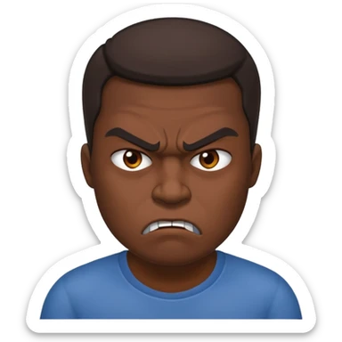 Angry arrogant is tired of idiots powerful being or engity sticker