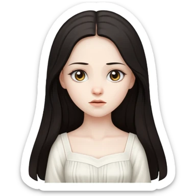 Samara in the ring movie sticker