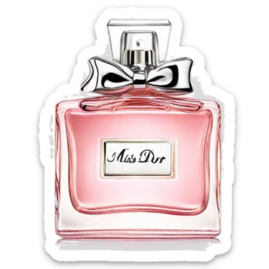 Miss dior perfume sticker