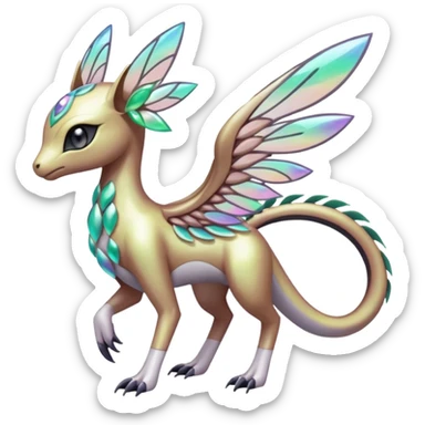Meloetta-Vernid-Palkia-Fionbri-Pokémon-Digimon-Fakémon-fusion-hybrid-creature sticker