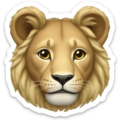 liones female sticker