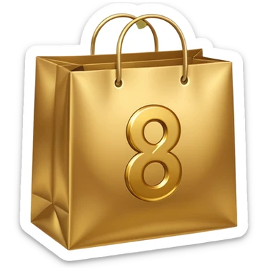 The percentage (%) symbol on the package sticker